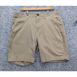 Lucky Brand Chino Shorts Mens 38 Khaki 9" Inseam Golf Outdoor Preppy Casual Tan